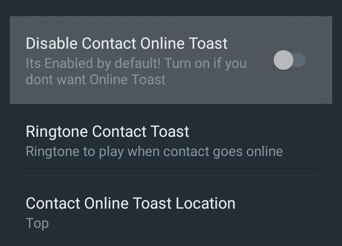 מהו Contact Online Toast ב
