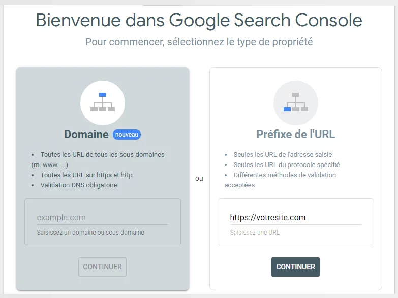 Soumettre un site à Google