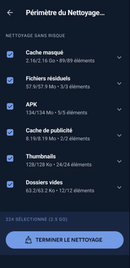 CCleaner gratuit pour Android